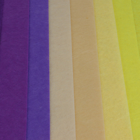 Tissu de feutre de couleur polyester aiguilleté bricolage tissu de feutre multicolore feutre de polyester aiguilleté pour l'artisanat