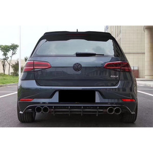 Splitter di estensione del paraurti posteriore per diffusore adatto per VW Golf 7.5 lifting R - Product Image 2