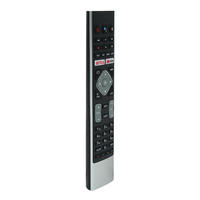 Mando a distancia Universal para televisor Haier, Control remoto de voz con dientes azules, 46 botones