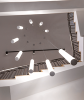 Lampe led suspendue à angle de faisceau de 1200 degrés, lumière à haute luminosité, 360mm, 4 pieds