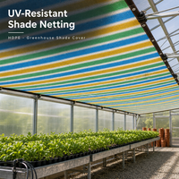 Filet d'ombrage coloré en PEHD résistant aux UV pour serre, pépinière, couverture de plantes, agriculture, ferme, jardin, maille pare-soleil
