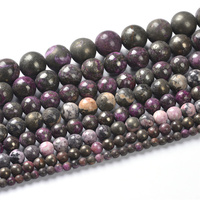 Vente en gros de perles de pierres précieuses bleu ciel pyrite naturelle de 4mm à 10mm Fabrication de bijoux en pierre de couleur en vrac à partir de la manufacture