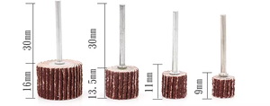 Disque à lamelles abrasif de ponçage grain 80, accessoires <span class=keywords><strong>Dremel</strong></span>, papier abrasif, polissage, outil rotatif, disque à lamelles avec arbre - Product Image 5