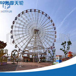 Atracción de Parque de Diversiones, Rueda de la Fortuna de 50m de Alta Calidad, Emocionante, para Interior/Exterior, con Certificación CE, en Venta - Product Image 3