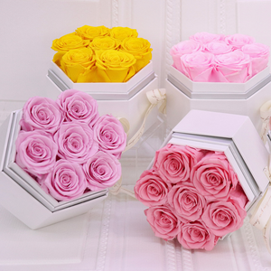 กล่องประดับรูป<span class=keywords><strong>ดอก</strong></span>กุหลาบ7กล่องเก็บดอกกุหลาบที่เก็บรักษาไว้เป็นนิรันดร์สำหรับงานแต่งงานวาเลนไทน์สำเร็จการศึกษาอีสเตอร์ - Product Image 1