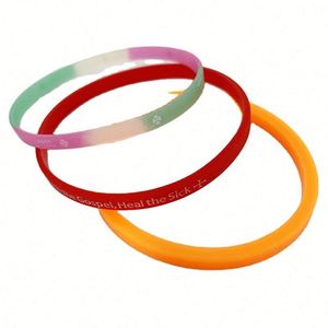 Articles cadeaux populaires, bracelets en silicone sportifs personnalisés avec des dessins animés - Product Image 1