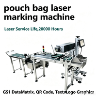 Machine de marquage laser pour pochettes auto-étiquetantes, imprimante de codes-barres, QR et code pointillés avec élimination des défauts, conforme à la norme Chestny Znak Trace