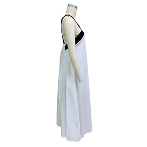 GX1864A Abito Lungo Estivo da Donna, Elegante e <span class=keywords><strong>Casual</strong></span>, Senza Maniche, con Patchwork Colorato, Vestito Maxi Ampio di Tendenza - Product Image 3