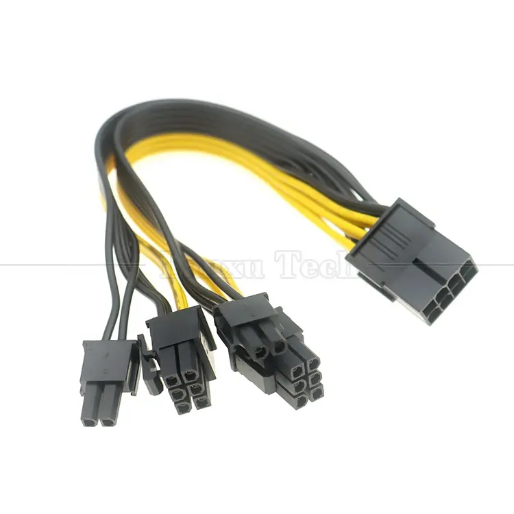 PCIe 8 Pin Male to Dual 8 Pin Female PCI Express Graphics Video Card GPU Splitter Power Adapter Cable