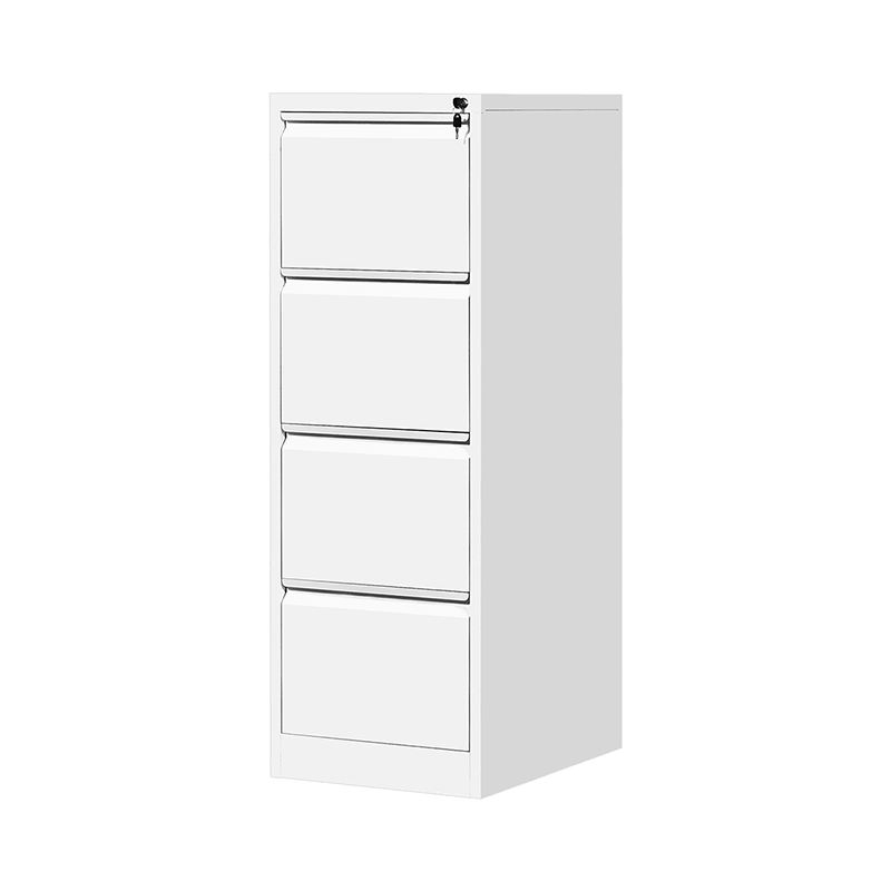 Armoire étroite à 4 tiroirs avec poignée col de cygne