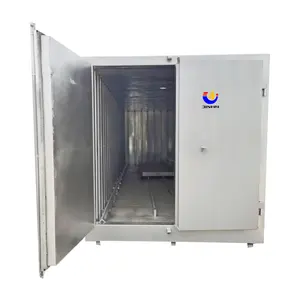 Sistema de calefacción eléctrica horno de curado por lotes para hornear pintura en polvo horno de recubrimiento Industrial LPG / GAS / Diesel horno seco fábrica