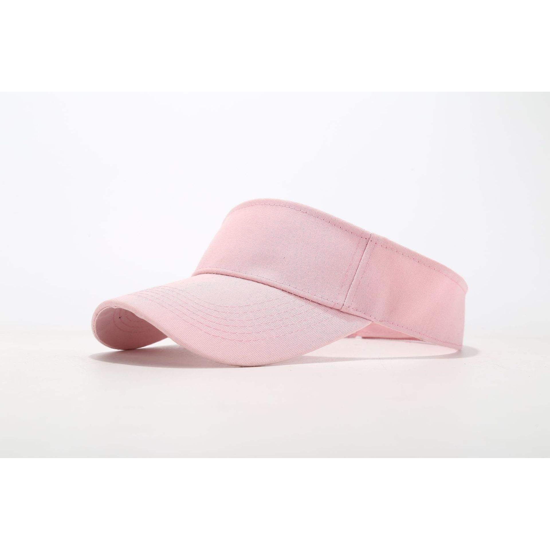 Visière en coton rose