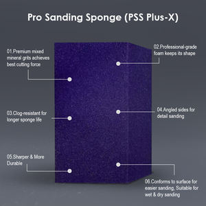 Bloc d'éponge à <span class=keywords><strong>poncer</strong></span> rectangulaire CHOPAND, bonne qualité, haute densité, éponge à <span class=keywords><strong>poncer</strong></span> moyenne - Product Image 3