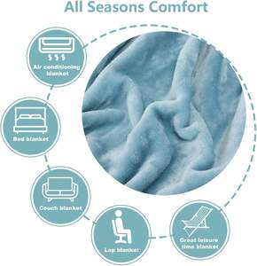 Mantas de franela de forro polar suave de proveedor OEM integral - Product Image 4