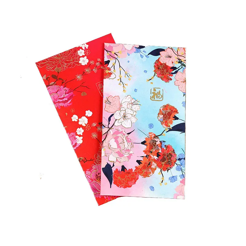 High quality Chinese new year customized red packet spring festival lucky money bags red envelope custom red pocket 2020