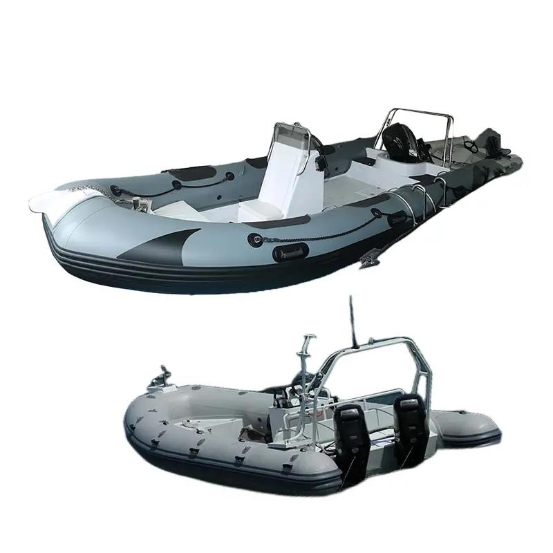 قارب تزلج كهربائي جديد عالي الجودة قابل للنفخ بمحرك نفاث سكي قارب تجديف هيبالون الضلع سعر قارب صيد للبيع