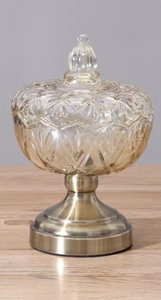 Luxuriöses Kristallglas-Bonbonglas mit Deckel im Europäischen Stil Wohnzimmer Couchtisch Aufbewahrungsbehälter Dekoratives Heim-Organizer-<span class=keywords><strong>Set</strong></span> - Product Image 6