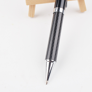 Bolígrafo de Metal Negro con Logotipo Personalizado, Popular, de Acero Inoxidable, con Punta de Bola Giratoria, Ancho de Escritura de 1.0 mm - Product Image 3