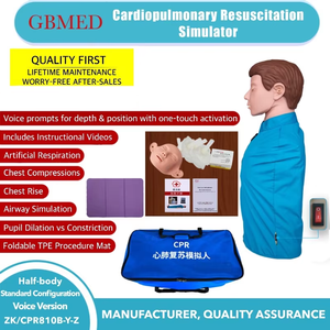 Maniquí <span class=keywords><strong>de</strong></span> RCP <span class=keywords><strong>de</strong></span> Medio Cuerpo al por Mayor para Entrenamiento en <span class=keywords><strong>Ciencias</strong></span> Médicas con Indicaciones <span class=keywords><strong>de</strong></span> Voz para Profundidad y Posición <span class=keywords><strong>de</strong></span> Compresión para Escuelas - Product Image 3