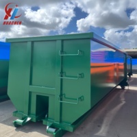 Personnalisation du commerce de gros 15-40 verges cubes conteneur à déchets empilable benne à roulettes avec haute performance