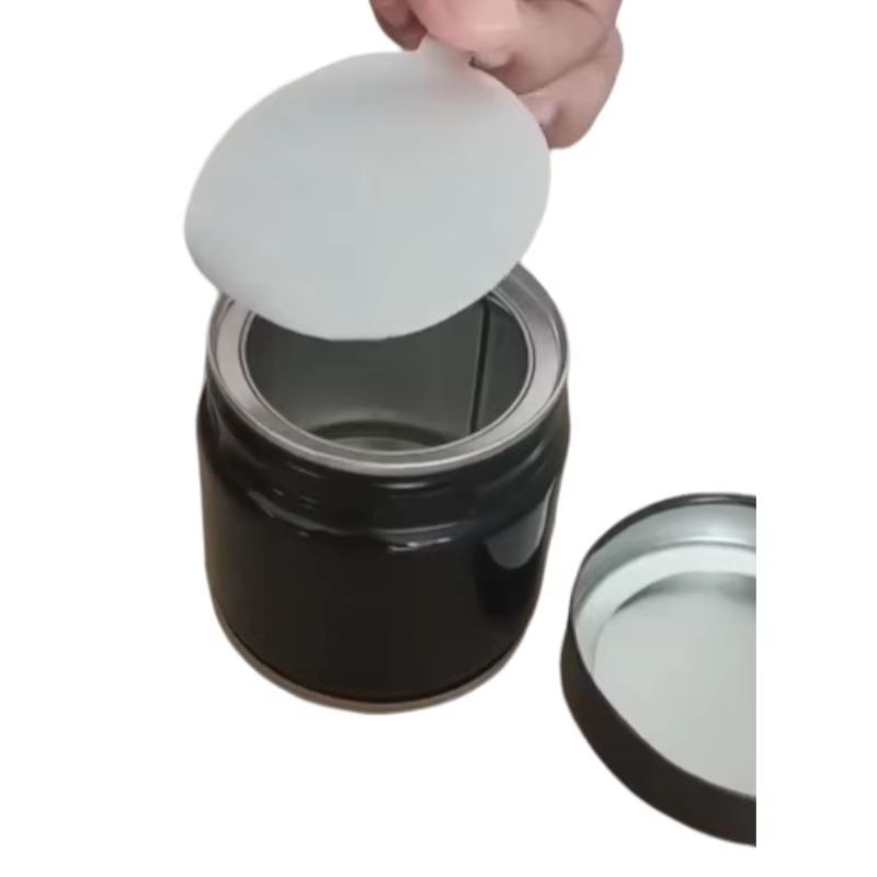 black with inner sticker lid