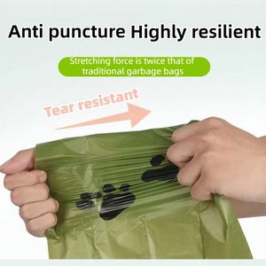 Rouleaux de sacs à déjections canines jetables imprimés sur mesure, multicolores, écologiques, fournitures de nettoyage en PET, biodégradables, en plastique et polyester - Product Image 6