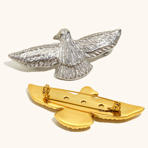 Cartoon Bird Brooch with <b>Crystal</b> Luxury Vintage <b>Animal</b> Brooches for Men Boyfriend Gift - Product Image 3