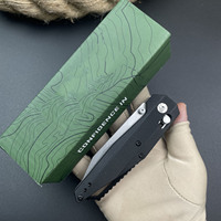 Vente en gros de couteau pliant EDC à lame en acier 3830 D2, manche en G10, pour le camping en plein air, le pique-nique, la survie, la chasse tactique