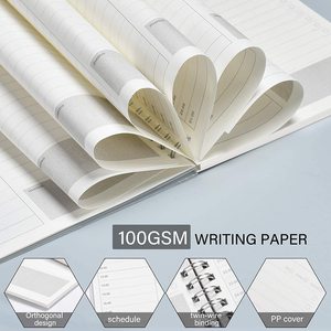 Cahier de Notes en plastique Transparent, spirale, pour organiser les dossiers des l'heure - Product Image 4