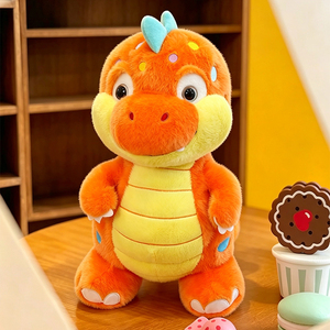 Peluche <span class=keywords><strong>Dinosaure</strong></span> Kawaii Coloré à Pois en Gros – Décoration Maison, Cadeau de Fêtes pour Boutique, Jouet Compagnon pour Enfants - Product Image 2