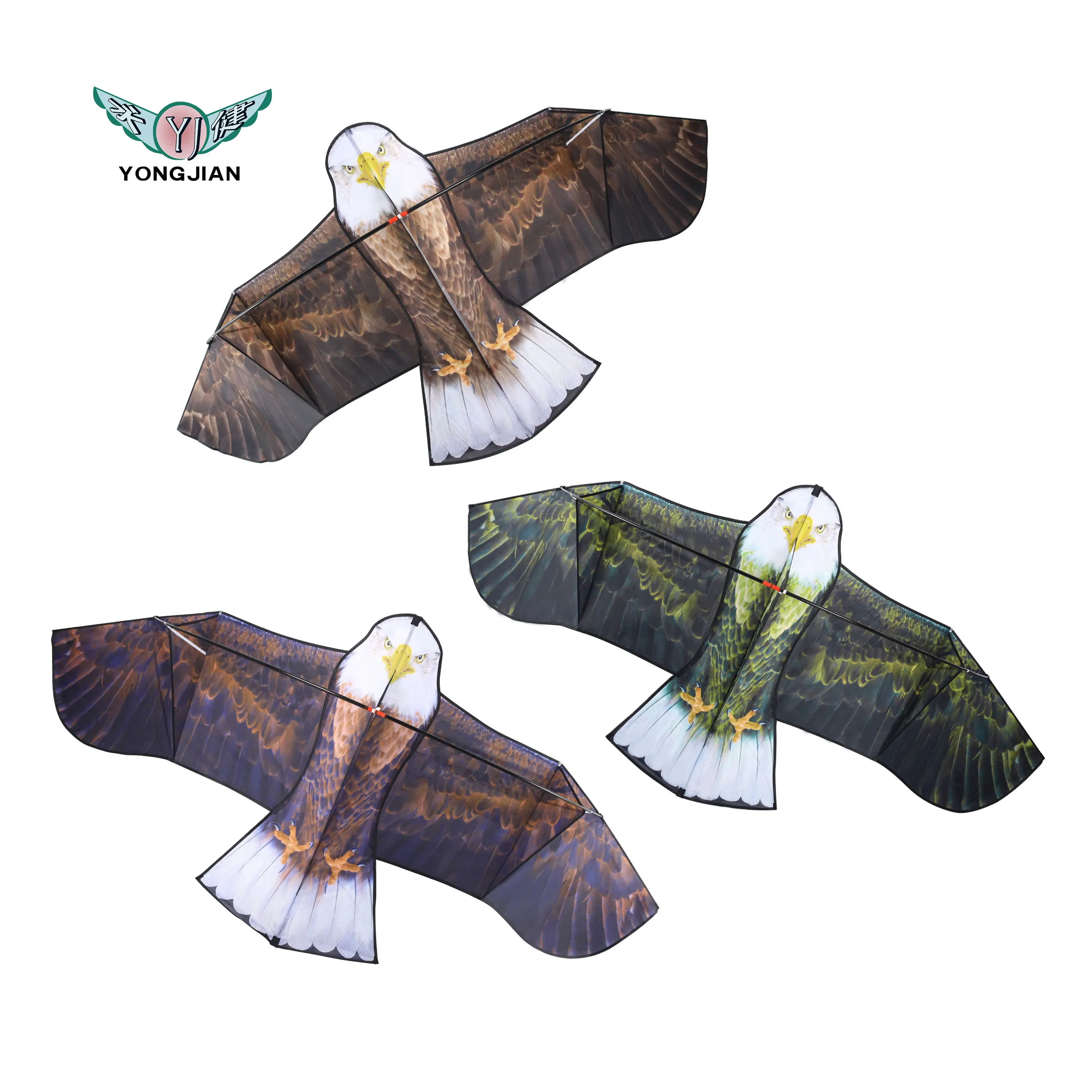Atacado kite de boa qualidade material excelente águia kite pássaro assustador kite