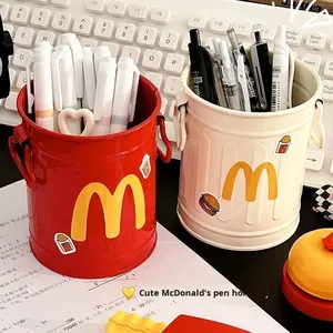 Portapenne in Plastica con Logo McDonald's <span class=keywords><strong>M</strong></span> Selezionato con Cura, Personalizzabile con Stampa, Ornamenti Retrò di Alta Gamma e Personalizzati - Product Image 4