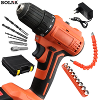 Kit d'outils électriques multifonction sans fil L 21v, perceuse à batterie avec brosse pour le nettoyage des sièges de voiture, des pneus et des surfaces sales
