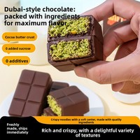 Vente en gros de collations, bonbons et chocolats, chocolats de style Dubaï très demandés, 70g, chocolats de Dubaï