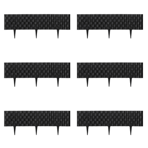 Selección Transfronteriza: Vallas de Jardín Modernas y Ecológicas con Marco de Plástico PP Negro, Decoración <span class=keywords><strong>para</strong></span> Jardines, Césped y Bordillos - Product Image 1