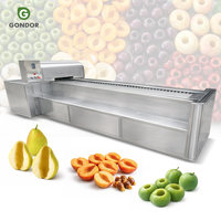 Halfautomatische machine voor het ontpitten, schillen en scheiden van verse lychees, abrikozen en kersen uit China.