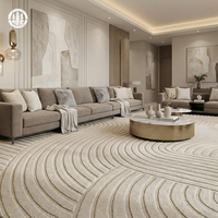 Tapis de luxe faits main de qualité supérieure pour Majlis, tapis de salon moderne, origine Chine, laine de Nouvelle-Zélande/soie/soie de bambou, imperméable