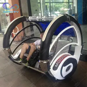 Indoor Outdoor Playground Capacity Happy Car Amusement Ride 360 Flip Wheel Ride Rolling Car With Logo And Color Customized