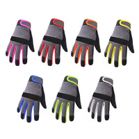 Gants de sécurité en cuir microfibre texturé respirant et durable, à doigts complets, pour usage automobile et industriel, gants de mécanicien multi-usages