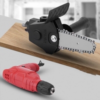 Accesorios de Conversión para Motosierras Eléctricas Pequeñas, Cabezal Convertidor para Taladro Eléctrico, para Herramientas Eléctricas de Corte de Madera