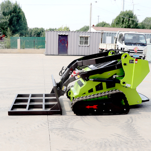 รถตักล้อยางไฮดรอลิกขนาดเล็ก รุ่น Crawler Skid Steer Loader รองรับน้ำหนัก 500 กก. เครื่องยนต์ฮอนด้า ปั๊มมอเตอร์ รถตักหน้า ประสิทธิภาพสูง รับประกันฟรี 1 ปี ความจุ 0.2 ลบ.ม. - Product Image 6