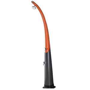 Ducha solar de 32L con pintura naranja con cabezal de ducha 70562 - Product Image 1