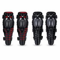 Protège-tibias et genoux de moto certifiés CE, coque rigide en PE, charnière articulée, protection pour motocross et course tout-terrain
