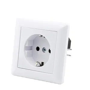 Leishen Wall Single Outlet Europäische Steckdose Steckdose Wand steckdose Rundloch Steckdose Wand platte Steckdosen abdeckung