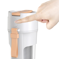 Topverkoper Draagbare Blender Multifunctionele Juicer Mixer Oplaadbare Mini Sapflesjes Draadloze Usb Juicers Smoothie Blender