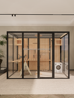 Cage pour chat en alliage d'aluminium