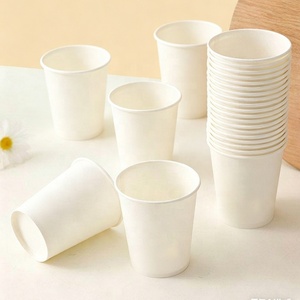 Wholesale Disposable Paper Coffee <b>Cups</b> WHITE Single Wall Takeaway <b>Cups</b> for Hot/<b>Cold</b> Drinks - Product Image 3