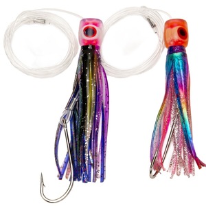 Gran juego 4,5 pulgadas 20g curricán pesca calamar señuelo pulpo faldas atún señuelo <span class=keywords><strong>de</strong></span> pesca para agua salada - Product Image 1