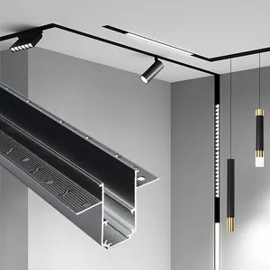 Latest Design Magnetic Track Light System Hotel Showroom Decorative Lighting Led Track Light