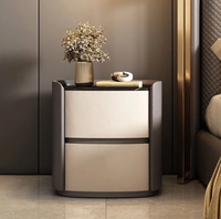 Armoire de chevet haut de gamme, moderne, minimaliste et luxueuse pour chambre à coucher